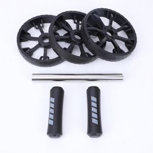 Abdominal Wheel Abdominal Wheel Double Wheel Three Wheel Abdominal Wheel Household Fitness Equipment for Men and Women