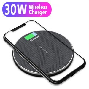 KEPHE 30W Wireless Charger Fast Qi Wireless Phone Charger for iPhone 12 11 Pro Xs Max Wireless Charging Pad for Samsung S20