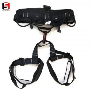 PRO SAFETY Professional Outdoor Sports Safety Belt Rock Climbing Harness Waist Support Half Body Harness Aerial Survival