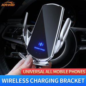 Magnetic Charging Car Holder foriPhone 11 X Max Universal Clamping Qi Wireless Charger  Air Vent Stand for Phone