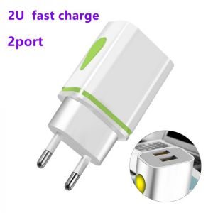 Quick Charge Fast charger  18w USB Adapter 2ports Charging EU/US Mobile Phone Chargers For iPhone 11 Samsung Xiaomi accessories