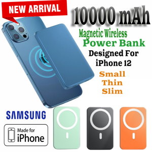 2021 NEW 10000mAh Portable Magnetic Wireless Power Bank For Iphone 12 13 Pro Max 15W Fast Charger Mobile Phone External Battery