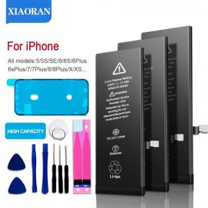 High capacity phone Battery For Apple 5S 5 6S 6 7 8 Plus X SE Xr Xs Max Replacement Bateria For iPhone 7 batteries with Tools