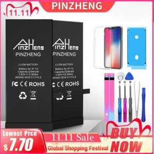 PINZHENG High Capacity Phone Battery For iPhone 6S 6 7 8 Plus X Replacement Battery For iPhone 5S SE XR XS 11 12 Pro Max 12Mini