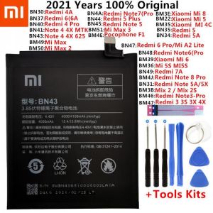 Original Battery For Xiaomi Mi Redmi Note Mix Max 2 3 3S 3X 4 4X 4A 4C 5 5A 5S 5X M5 6 6A Mi6X 7 8 9 MI9 Pro Plus Lite batteries