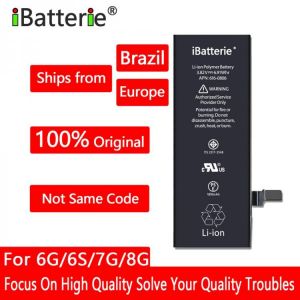 10pcs/lot iBatterie Lithium Battery For Apple iPhone 6S 6 7 X SE Xr Xs Max 6Plus 7Plus Replacement Bateria For iPhone 6S iPhone7