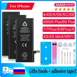 New Zero-Cycle High-Quality Battery For iPhone 6 6S Plus 7 7Plus 5S 5  8 8Plus SE 2 XR X XS 11 11Pro Max Mobile Phone Tool Stick