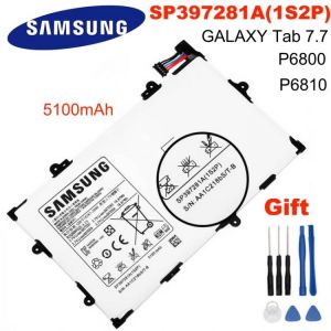 SAMSUNG Original Tablet Battery SP397281A(1S2P) For Samsung GALAXY Tab 7.7 P6800 P6810 GT-P6800 GT-P6810 SP397281A +Free Tools