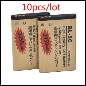 10PCS/LOT Battery BL-5C Replacement Li-ion Lithium Battery for Nokia 1000 1010 1100 1108 1110 1111 1112 1116 BATTERY 5C BL5C