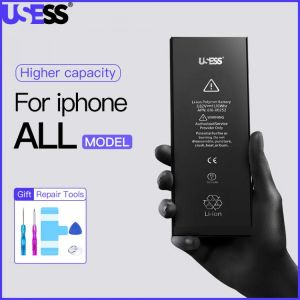 Usess Battery For iPhone 6S 6 7 8 Plus iPhone X SE SE2 5S 5C 5 XR XS Max Replacement Bateria For Apple iPhone6S Higher capacity