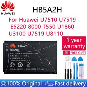 100% Orginal Hua Wei HB5A2H 1150mAh Battery For Huawei U7510 U7519 E5220 8000 T550 U1860 U3100 U7519 U8110 Phone Batteries