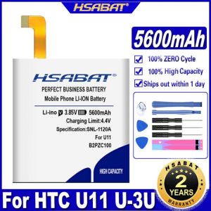 HSABAT 5600mAh B2PZC100 Battery for HTC U11 U-3U Mobile Phone