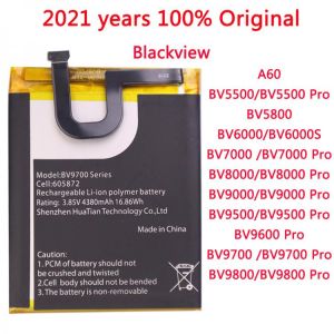 100% Original phone Battery For Blackview A60 BV5500 BV5800 BV6000 BV7000 BV8000 BV9000 BV9500 BV9600 BV9700  BV9800 Pro BV9700