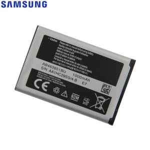 Original Samsung Battery For S5620I S5630C S5560C W559 J808 F339 S5296 C3322 L708E C3370 C3200 C3518 S5610 AB463651BU 1000mAh