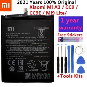 BM4F 100% Original XIAO MI Phone Battery for Xiaomi Mi A3 CC9 CC9e Replacement Batteries Xiomi bateria CC9 Mi9 Lite