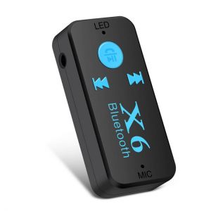 Kebidu X6 Wireless USB 3.5mm Audio Bluetooth 5.0 Receiver Jack USB TF Card Reader MIC Call Support For Car Speaker