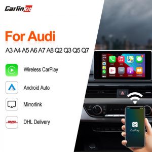 Carlinkit 2.0 Wireless Auto Smart Box for Audi A1 A3 A4 A5 A6 A7 A8 MMI NON-MMI Support Carplay Android Auto Connect Mirrorlink