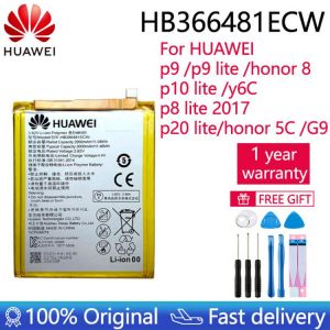 100% Orginal Full 3000mAh Phone Battery HB366481ECW For Huawei P9 P10 P20 Lite P Smart Honor 8 9 5C 7C Lite Replacement Batteria