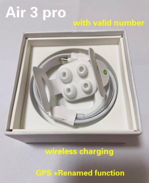 Air Gen 3 AP3 H1 Chip Wireless Charging Bluetooth Headphones Air 2 Earbuds 2nd Generation pods3
