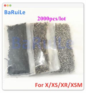BaRuiLe 2000pcs Bottom Screw for iPhone X XS Max 8 Plus Dock Connector Torx 5 Point Star Pentacle Screws Accessories Pentalobe