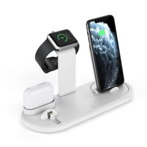 7 in 1 Multi-function Wireless Charger With Night Light For Ios 11 XR X 8 ios Watch Foldable Charging Dock Station