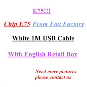 10Pcs/lot Original 8ic 1M/3FT 2m/6FT E75 Chip USB Data Cable Charger For 5 5S 6 6s 7 7plus 8 8plus X With New Retail box