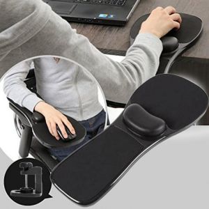 New Attachable Armrest Pad Desk Computer Mouse Elbow Attachable Arm Rest Support Chair Desk Armrest Home Office Wrist Mouse Pad