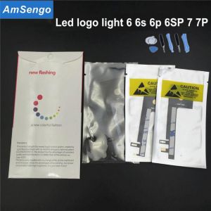 Amsengo Touchable Led Light Touch Glowing Logo for Iphone 7 7 Plus Glowing LED logo Rainbow Logo led mod for Iphone 6 6Plus 6S
