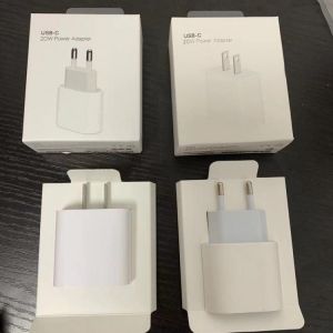 10pcs/Lot OEM Quality 20W PD Fast Charger US EU  USB-C Power Adapter for i 11 12 Pro Max 12Mini with Retail Box