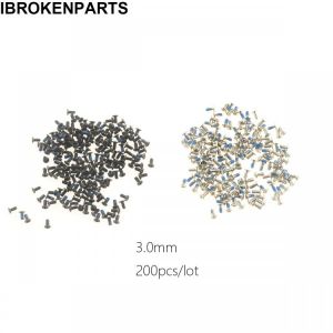 200PCS/Lot For Galaxy S2 S3 S4 S5 Original 3.0mm Screws for Samsung note 1 note 3 note 2 N7100 note 4 3.5mm mobile phone Screws