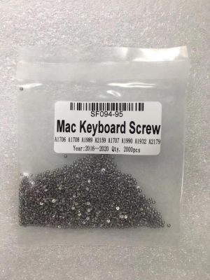 100pcs/lot Keyboards Screws For MacBook Pro Air A1706 A1707 A1708 A1989 A1990 A1932 A2159 A2179 Screw Keyboard Accessory Bundles