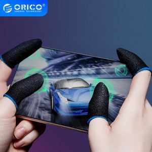 ORICO 4 pcs Gaming Finger Sleeve Phone Games Sweat-Proof Finger Gloves Thumbs Finger Cover Anti-slip Cot Sleeve for PUBG Mobile