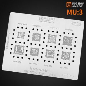 High quality BGA Reballing reball Stencil for MTK CPU RAM MT6260DA MT6765V MT6763V MT6785V MT6757V MT6771V MT6762V MT6739V
