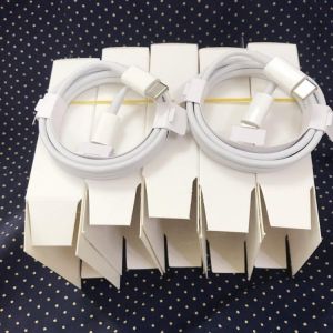 50pcs/lot AAAAA+ 1M USB-C to Lightnin Cable USB 2.0 Data Sync Charge Cable For Support fast charging cable For with retail box