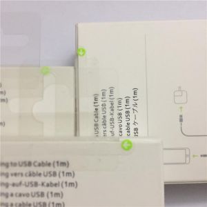 100pcs/batch new box OD 3.0 high quality aluminum foil cable 1 m 3 ft USB data sync charger cable for 6 7 8 Original packaging