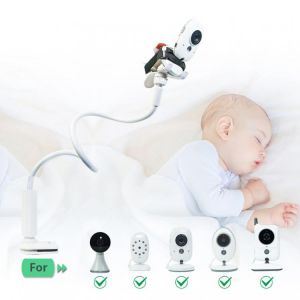 Multifunction Universal Camera Holder Stand for Baby Monitor Mount on Bed Cradle Adjustable Long Arm Bracket