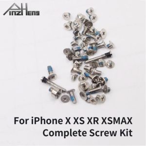 PINZHENG Complete Screw Kit For iPhone X XS XR XSMAX Screw Set Replacement 2 Bottom Dock Screws Accessories Set Repair Bolt