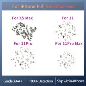 Full Screw Set Replacment for for iPhone XS MAX 11 11PRO 11MAX Repair Bolts Complete Kit Replacement Accessories