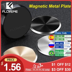 FLOVEME Metal Plate Magnetic Disk For Car Phone Holder Magnet Iron For Car Mount Phone Holder Stand Sticker Accessories