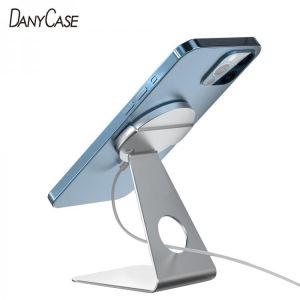 Stand for MagSafe Charger Aluminum Desktop Phone Stand Holder Compatible with Apple MagSafe Charging for IPhone 12/12Pro/12 Mini
