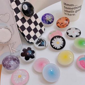 Fashion Tulip Daisy Flower Phone Crystal Stand Holder For iphone 11 12 13 Pro MAX Mini X XS XR SE 6 6S 7 8 Plus Unique Bracket