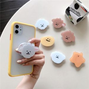 2021 New Phone Holder Socket for Mobile Phone Cute Cartoon Phone Bracket Accessories Handle Ring Phone Finger Holder for iPhone