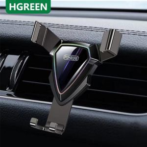 Gravity Car Holder For Phone Air Vent Clip Mount Mobile Cell Stand Smartphone GPS Support For iPhone 13 12 Xiaomi Samsung Redmi