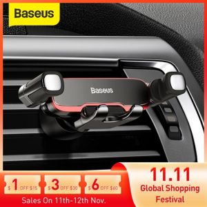 Baseus Gravity Car Holder For Phone in Car Air Vent Mount Holder Stand for iPhone 12 Air Vent Mount Cell Phone Support