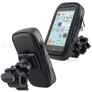 Motorcycle Telephone Holder Support Moto Bicycle Rear View Mirror Stand Mount Waterproof Scooter Motorbike Phone Bag for Samsung