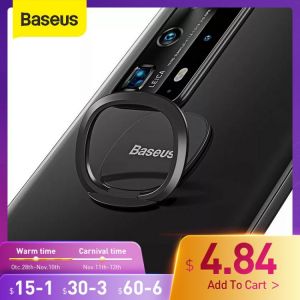 Baseus Ultra Slim 2.1mm Phone Finger Ring Holder  Universal Desktop Bracket For iPhone Samsang For Magnetic Car Phone Holder