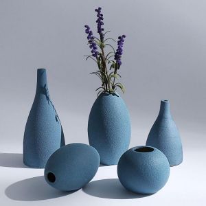 Creative Ceramic Vase Home Living Room Decoration Dried Flower Flower Arrangement Art Vase Living Room Desktop Decoration