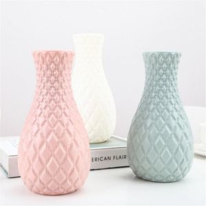 Modern Flower Vase Home Flower Arrangement Living Room Origami Plastic Nordic Style Home Decoration Ornament Home Decor Hot Sale