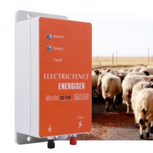 10/20KM Electric Fence Solar Charger Controller Animal Horse Cattle Poultry Farm Shepherd Alert Livestock Tool