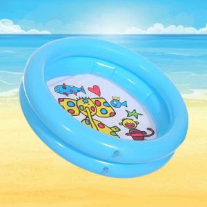 65*65cm Play Ball Pool Baby swimming Pool Child Summer kid Water Toys inflatable Bath Tub Round lovely animal printed bottom